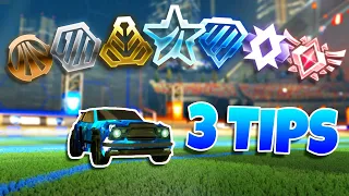 TOP 3 TIPS for EVERY RANK in Rocket League