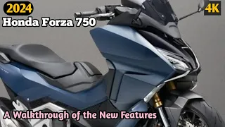 The new 2023-2024 Honda Forza 750: A Walkthrough of the New Features