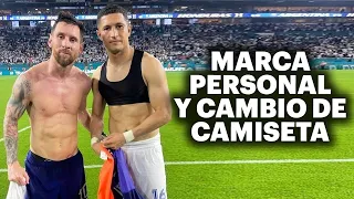 PERSIGUIÓ A MESSI TODO EL PARTIDO, PEGARON BUENA ONDA Y LEO LE CAMBIÓ LA CAMISETA ⚽ ¡GRAN HISTORIA!