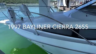 OFF THE MARKET - 1997 Bayliner 2655 Ciera For Sale by HouseboatsBuyTerry.com