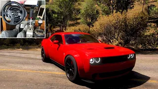 Dodge Challenger SRT Hellcat - Forza Horizon 5 | Thrustmaster T300RS gameplay