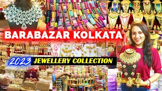 Barabazar Jewellery Market in Kolkata | Bridal Jewellery | Necklace Chura Glass Bangles | Bag Clutch