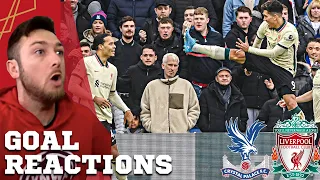 GOAL REACTIONS: Crystal Palace 1-3 Liverpool | LFC Fan Reacts