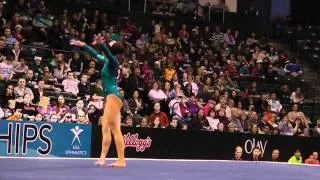 Christine Lee - Floor Exercise Finals - 2012 Kellogg's Pacific Rim Championships