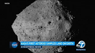 NASA's 1st asteroid samples land on Earth after release from spacecraft