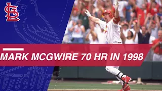 Watch all of Mark McGwire's 70 homers from 1998