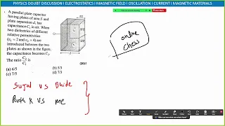 DOUBTS SESSION 15 l MAGNETIC FIELD l ELECTROSTATICS l OSCILLATION l CURRENT l MAG MATERIALS l