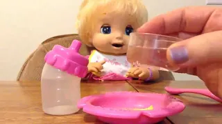 Throwback Baby Alive Feeding and Changing Video with Peas Doll Food