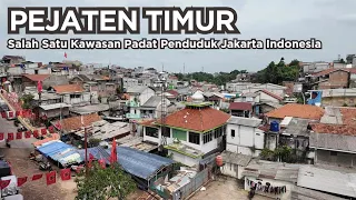 Pemukiman Disini Sangat Padat dan Akses Jalannya Curam | Walk to See Real Life in Jakarta Indonesia