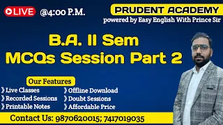 UNIT 1 || FORMS OF POETRY || B.A. 2ND SEM || PART 2 || DBRAU/JSU/FSU || TGT/PGT/NET || BY PRINCE SIR