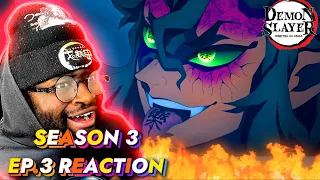 THE REAL UPPER MOON 4!?😨🔥 DEMON SLAYER Season 3 Episode 3 REACTION