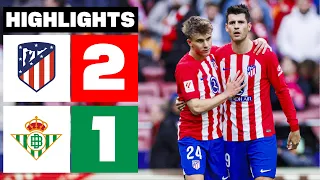 ATLÉTICO DE MADRID 2 - 1 REAL BETIS | HIGHLIGHTS LALIGA EA SPORTS