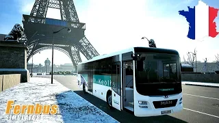 Fernbus Simulator | Paris City Tour | DLC France | 50 Minute Gameplay |