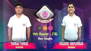 Carrom | Pankaj Pawar (Mumbai) vs Nilansh Chiplunkar (Mumbai) 4th Round: 236 - 15th Shivaji Park Gym