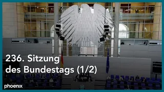 236. Sitzung des Bundestages, u.a. mit der letzten Regierungserklärung von Angela Merkel