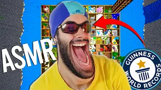 ASMR FAST MOUTH SOUNDS MINECRAFT PARKOUR PARADISE WORLD RECORD!!