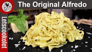 The Original Fettuccine Alfredo  Authentic Fettuccine Alfredo Recipe