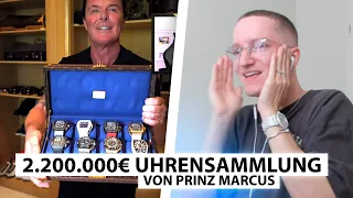 Justin reagiert auf Prinz Marcus' 2.200.000€ Uhren Sammlung.. | Reaktion