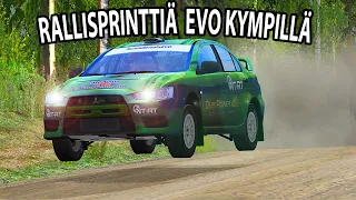 Rallisprinttiä Evo kympillä