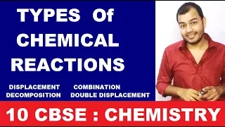 Chemical Reactions and Equations 10  CBSE || Types Of Chemical Reactions ||