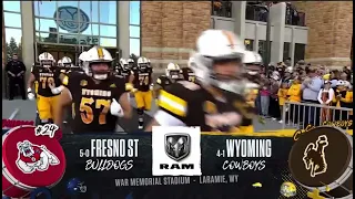 CFB on FOX intro Fresno State at Wyoming