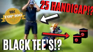 25 HANDICAP GOLFER TAKES ON A TOP 100 COURSE... FROM THE TIPS!