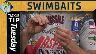 Rigging a swimbait for better hookups with Chad Morgenthaler (CATCH MORE BASS)