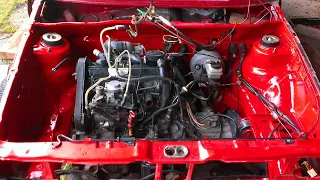 First start MK1 GOLF 1 after engine swap 1.9TD AAZ VW Golf 1