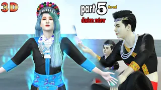 nkauj ntses thiab tub huab tais hmong Animation 3d daim ntev kawg part 5