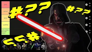 ALL Star Wars Battlefront 2 Heroes and Villains RANKED (Tier List)