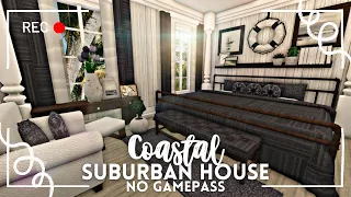 [ roblox bloxburg ] no gamepass coastal suburban family house  - ꒰ build & tour ꒱ - itapixca builds