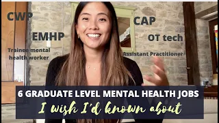 6 graduate jobs in mental health I wish I'd known about!