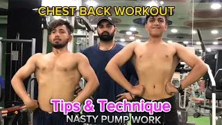 Perfect CHEST & BACK WORKOUT FOR MASS | Beginners & Advanced