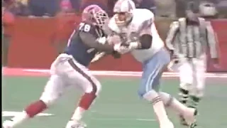 Chris Berman's Bills vs  Oilers 1993 Wildcard Highlights The Comeback Game 1 2