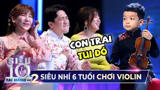 Trấn Thành, Hari Won, Văn Mai Hương 'TAN CHẢY' với độ lễ phép của siêu nhí Violin nhỏ nhưng có võ