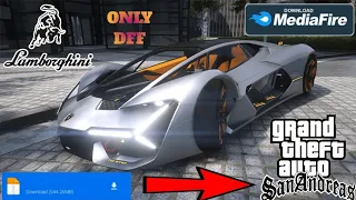 How to install LAMBORGHINI TERZO MILLENIO(ONLY DFF) MOD in GTA San Andreas android||GRAFFITI GAMING