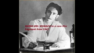 RARE MARIO DEL MONACO FILMEXCERPT 1947 !!!!!!!!!!!!!