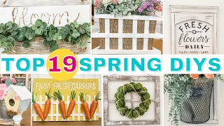 🌼 ABSOLUTE Top 19 BEST Spring DIY Decor On A Budget!  |  Some MUST SEE DOLLAR TREE DIYS!