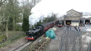Keighley and Worth Valley Railway, Spring Steam Gala 2022, Saturday 12th March 2022