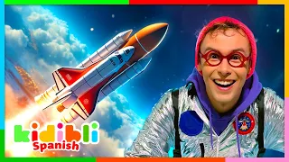 ¡Aprendamos sobre el Espacio y los Cohetes! | Vídeos de ciencia para niños | Kidibli