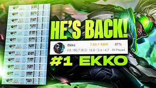 The #1 EKKO is BACK and DOMINATING THE KOREAN LADDER (Xiao Lao Ban)