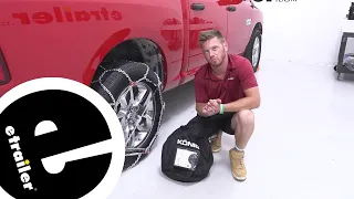 etrailer | Konig Diamond Pattern Snow Tire Chains Review