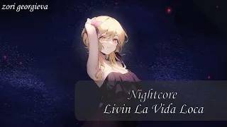 Nightcore - Livin La Vida Loca (Female Version)