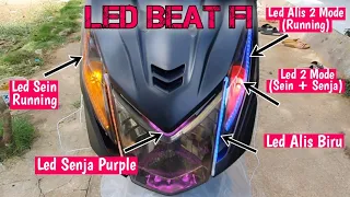 Pasang LED Alis BEAT FI‼️ MAKIN KEREN BANGET❓️