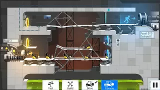 Bridge Constructor Portal Level 21 Walkthrough