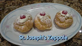 Italian Grandma Makes St. Joseph's Zeppole