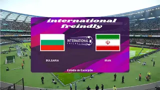 ⚽ Bulgaria        vs  Iran        ⚽ | 🏆 ⚽ International Friendly         (09/07/2023) 🎮 PES 21