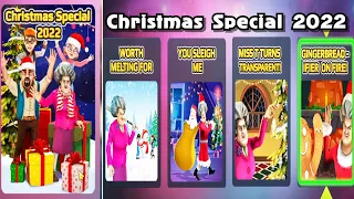 Scary Teacher 3D New Update New Chapter Christmas Special 2022 All levels