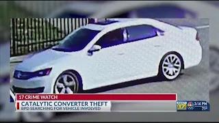 BPD asking for help identifying vehicle in connection to catalytic converter theft