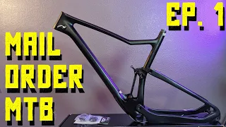 Unboxing Chinese Carbon Mountain Bike Full Suspension - Build Ep.1